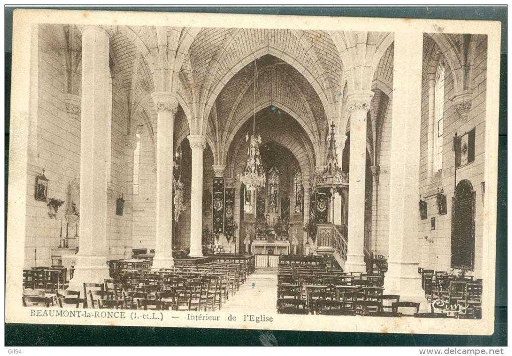 Beaumont La Ronce - Intérieur De L'église       - Lak68 - Beaumont-la-Ronce