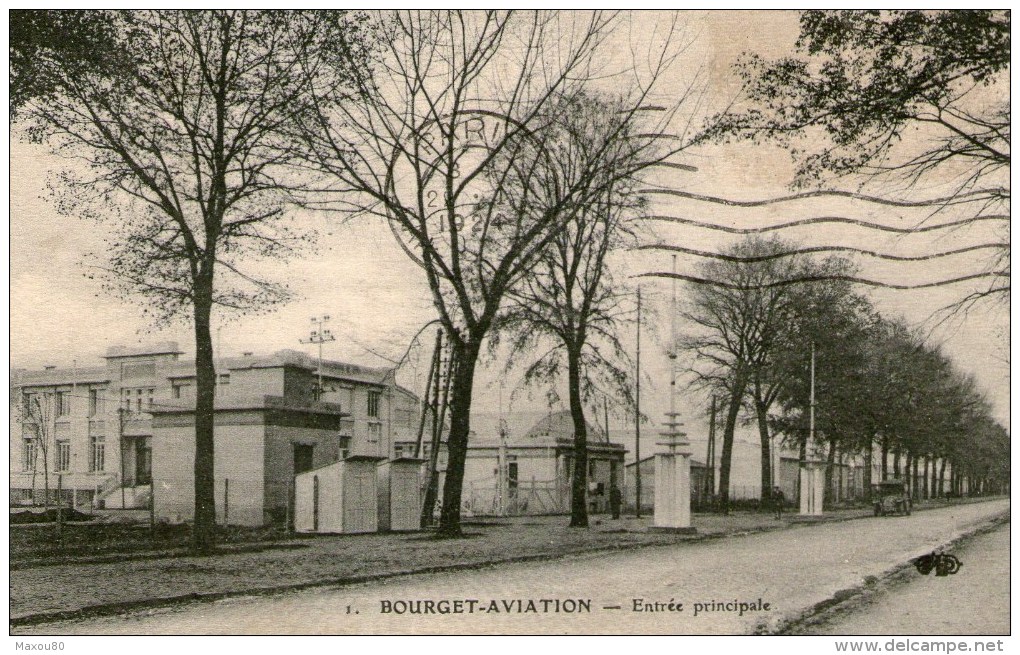 BOURGET-AVIATION - Entrée Principale - 1924 - - Autres & Non Classés