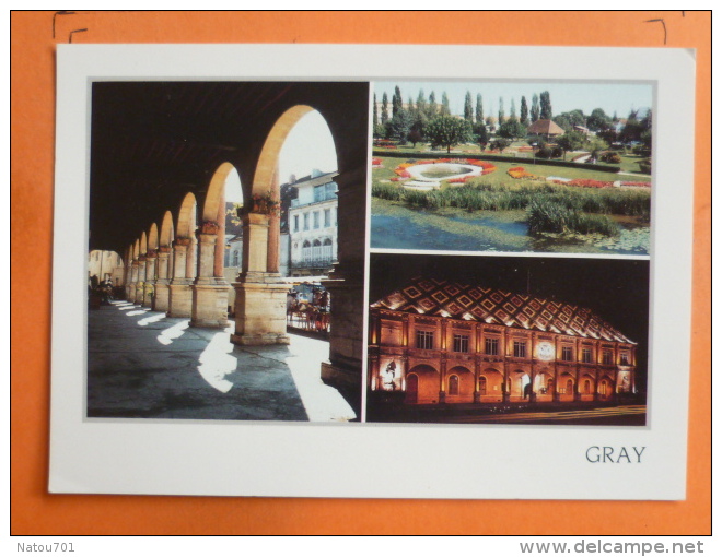 V09-70-C-haute Saône-gray--arches Et Hotel De Ville- Ile Sauzay-- - Gray