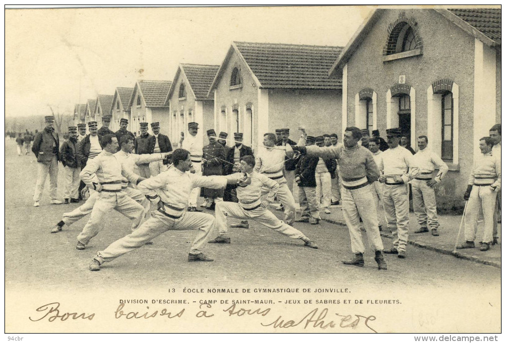 CPA ( ESCRIME)ECOLE DE JOINVILLE Division D Escrime - Fencing