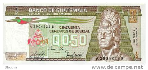 Guatemala 0.5 Centavos 1987 Pick 65 UNC - Guatemala