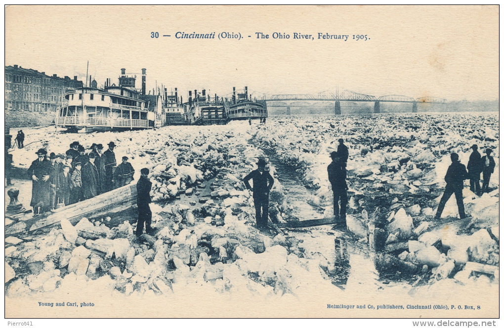 U.S.A. CINCINNATI - The Ohio River , February 1905 - Cincinnati