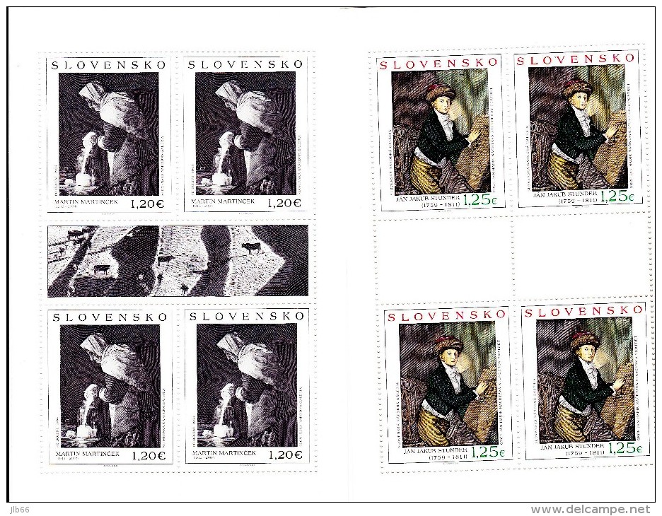2 Blocs De 4 Timbres Art 2013 Dont Photo Neufs   / 2 Sheets Art Foto 2013 Mint Mi 723/724 - Unused Stamps