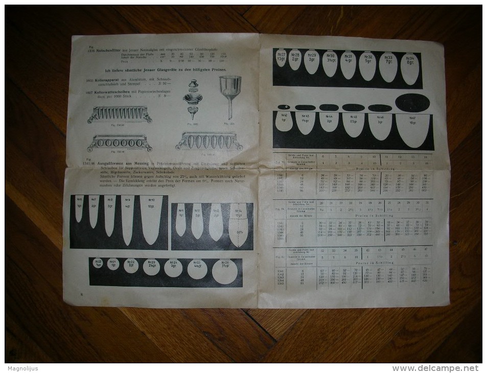 Austria Factory,Catalogue Page,H.Steinbuch,zentrifuge,messing Formen,handpresse,samenmuhle,chemist Equipment,vintage - Autriche