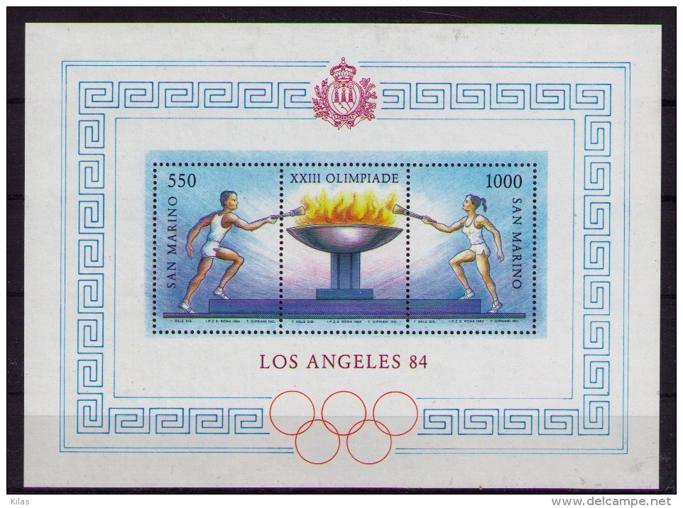 SAN MARINO 1984 Olympic Games Los Angeles - Sommer 1932: Los Angeles