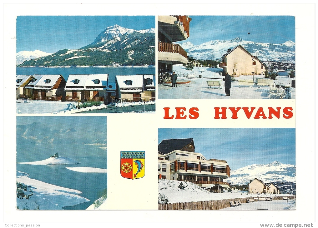 Cp, 05, Chorges, Résidence "Les Hyvans", Centre De Vacances CNRO,Multi-Vues - Autres & Non Classés