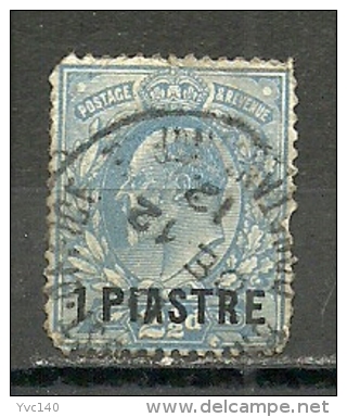 Great Britain (British Levant); 1902 Surcharged Stamp 1 Piastre - Levante Británica