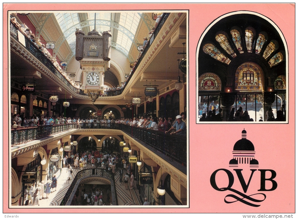 Queen Victoria Building, Sydney, NSW, Australia Postcard Used Posted To UK 1987 Stamp 60c Lionfish - Sydney