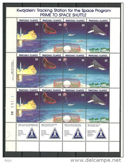 ILE DE KWAJALEIN (Océanie) Tracking Station For The Space Program (Space Shuttle Discovery,etc) 15 T-p Neufs ** - Islas Marshall