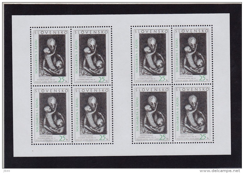 Blocs De 8 Timbres Victimes Du Tsunami 2005  YT 442 Neuf /  Sheet  2005 Mint  Mi 510 - Blocks & Kleinbögen