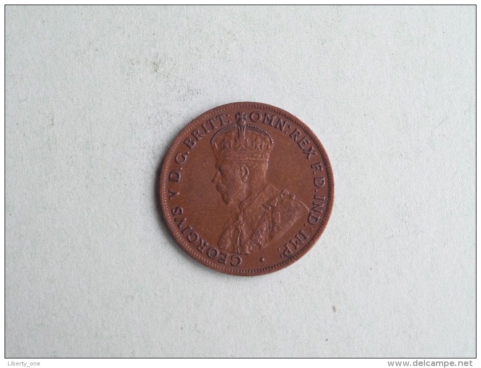 1920 ( No / Without Dots ) - George V Penny / KM 23 Scarce / Rare ( Uncleaned - For Grade, Please See Photo ) ! - Penny