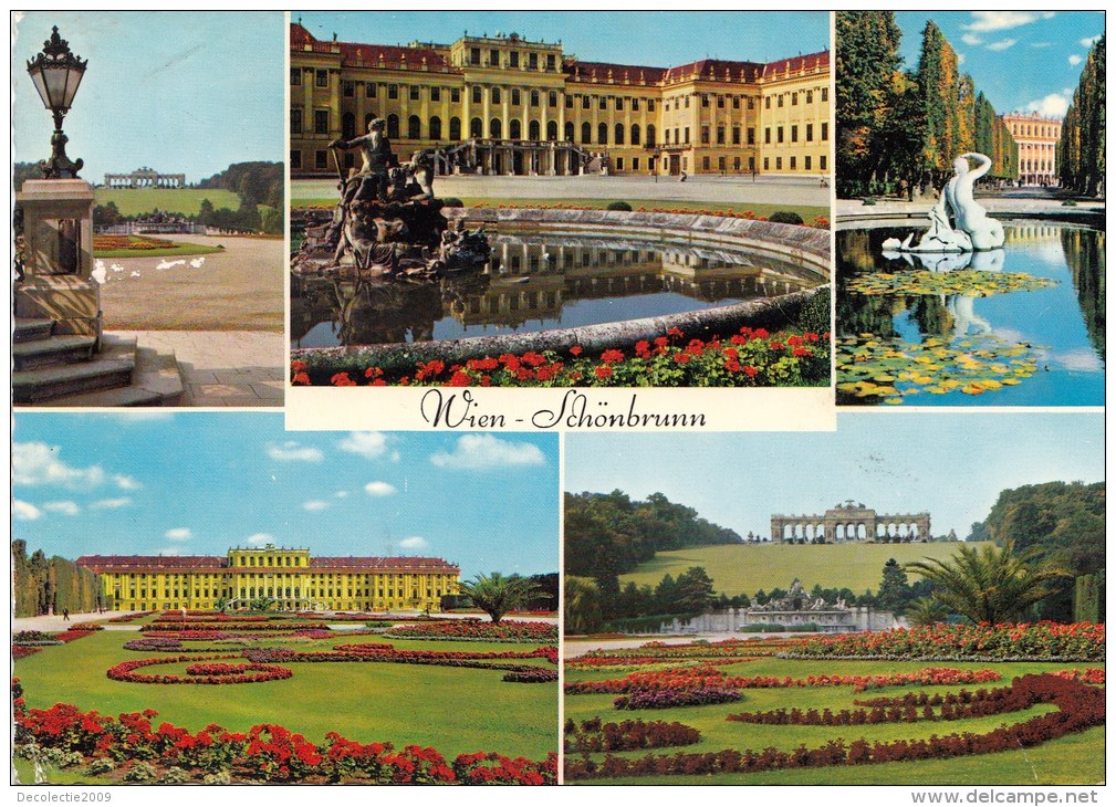 P4445 Schonbrunn  Wien Austria Front/back Image - Château De Schönbrunn