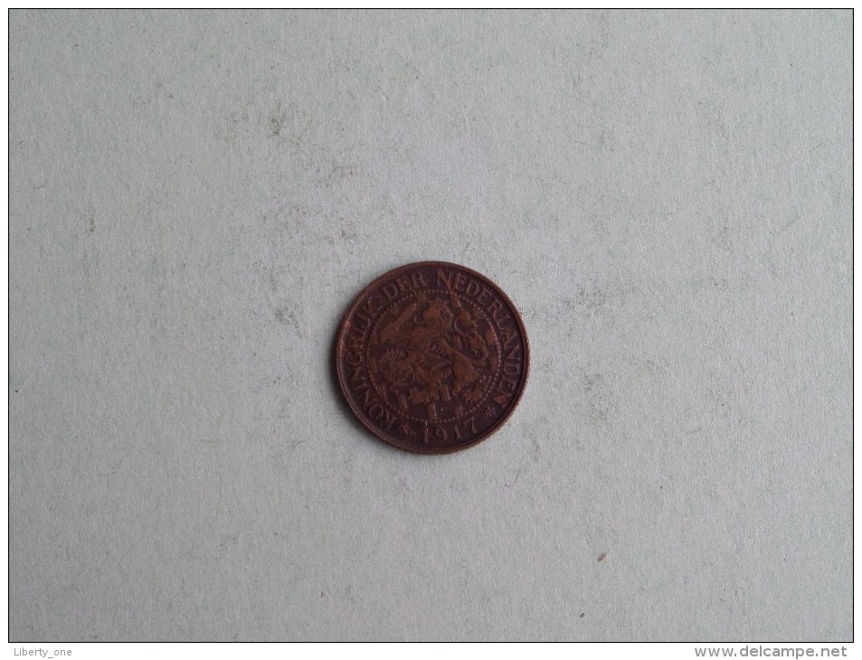 1917 - 1 Cent / KM 152 ( Uncleaned - For Grade, Please See Photo ) ! - 1 Cent