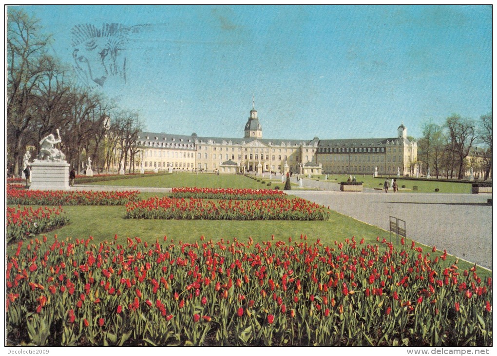 P4645 Karlsruhe Schloss  Germany   Front/back Image - Karlsruhe