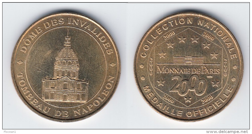 **** TOMBEAU DE NAPOLEON 2000 DOME DES INVALIDES - MONNAIE DE PARIS **** EN ACHAT IMMEDIAT !!! - 2000