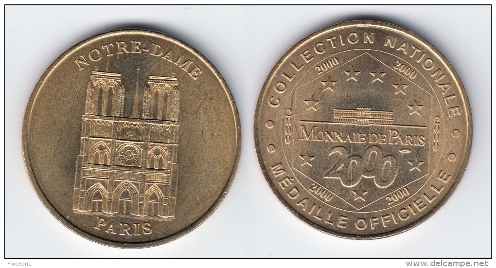 **** 75004 - NOTRE-DAME PARIS - CATHEDRALE 2000 - MONNAIE DE PARIS **** EN ACHAT IMMEDIAT !!! - 2000