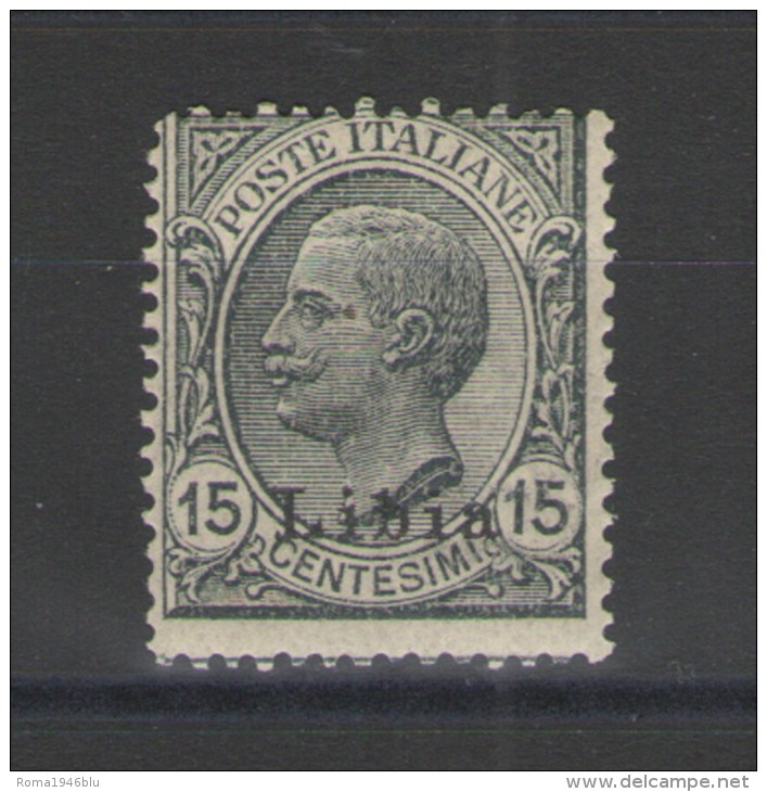 LIBIA 1921 15 C. ** MNH - Libya