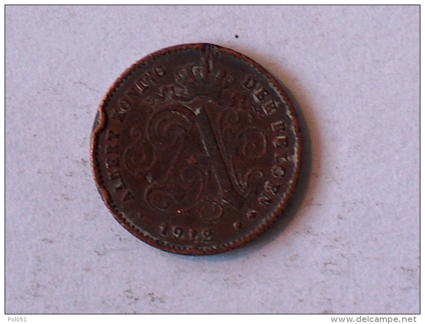 Belgique 1 Cent 1912 Centime - 1 Cent