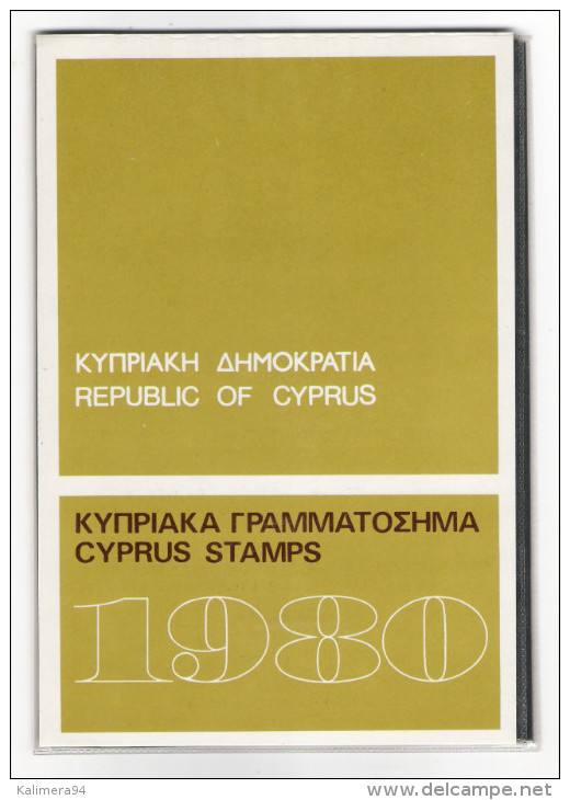 TIMBRES  NEUFS  DE  CHYPRE  /  CYPRUS  STAMPS  1980  ( Mint ) /  16  Timbres + Bloc-feuillet Spécial  ( état Luxe ) - Unused Stamps