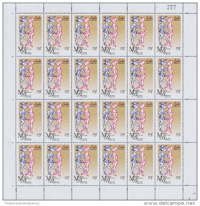 2013-H-109 CUBA MNH. MUSEO NACIONAL DE LA DANZA. BALLET, DANCE. - Blocs-feuillets