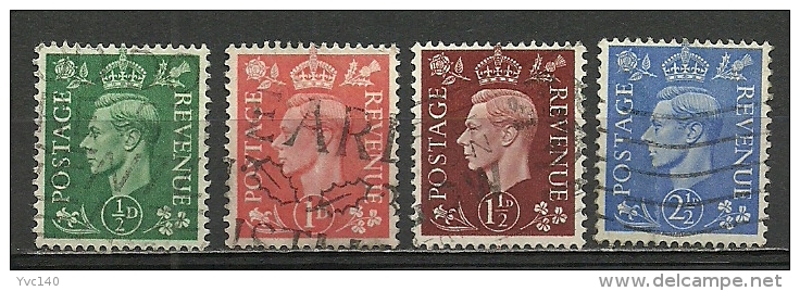 Great Britain ; 1937 Issue Stamps - Used Stamps