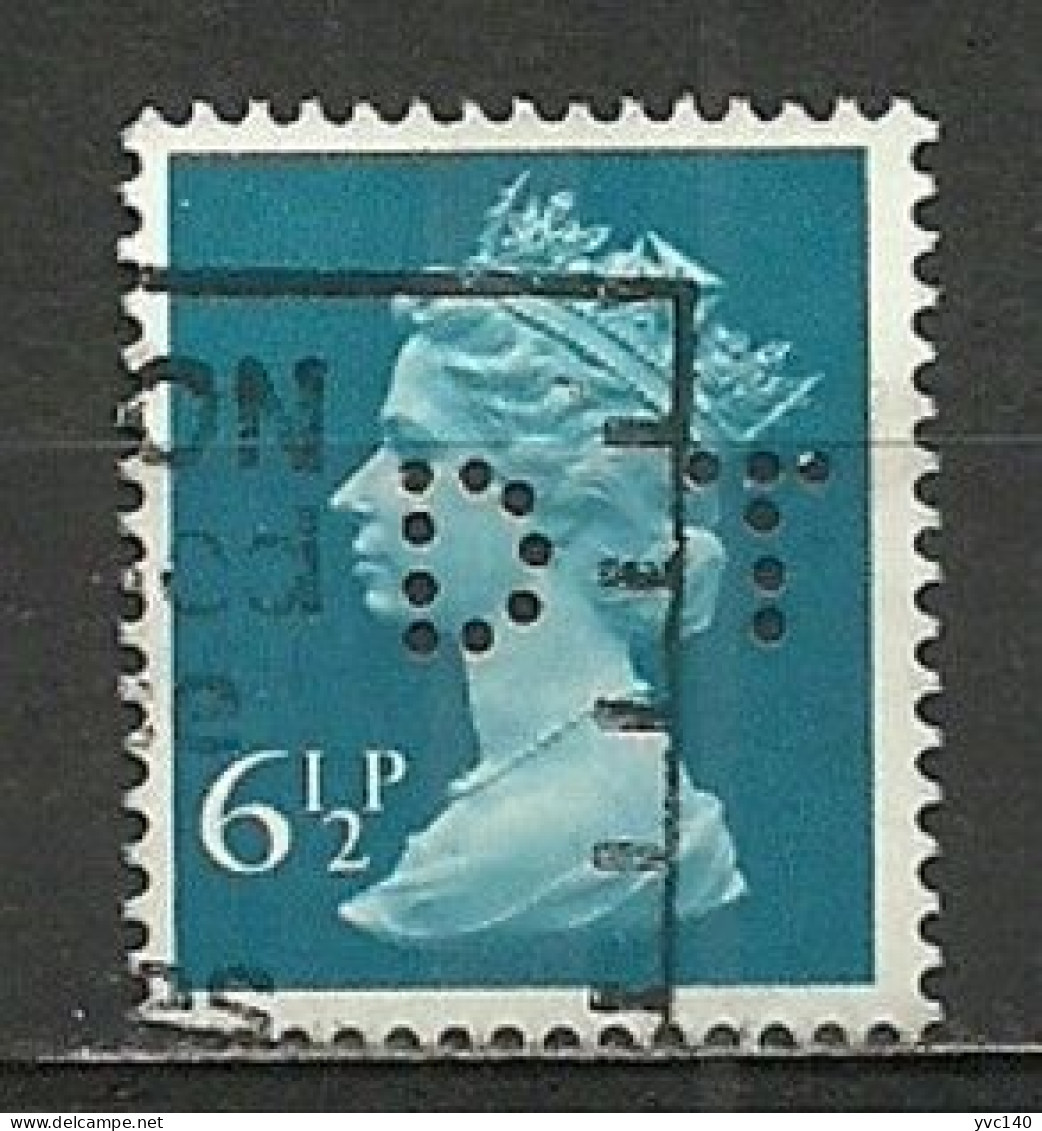 Great Britain; 1971 Issue Stamp "Perfin" - Perforadas