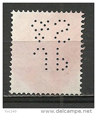 Great Britain; 1967 Issue Stamp "Perfin" - Perforiert/Gezähnt