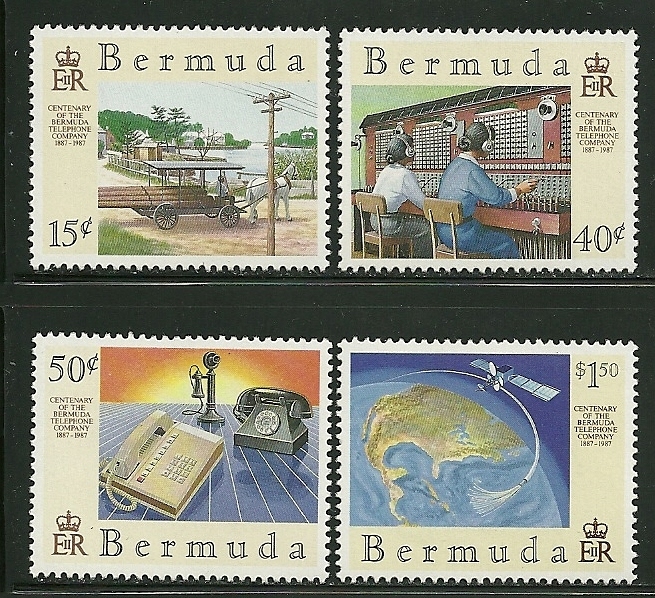 Bermuda      Telephone Company      Set      SC# 528-31  Mint - Bermuda