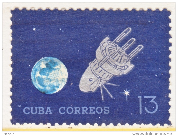 CUBA  878  (o)  SPACE - Used Stamps