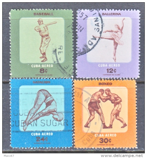 C U BA    C 158-61   (o)  SPORTS - Airmail