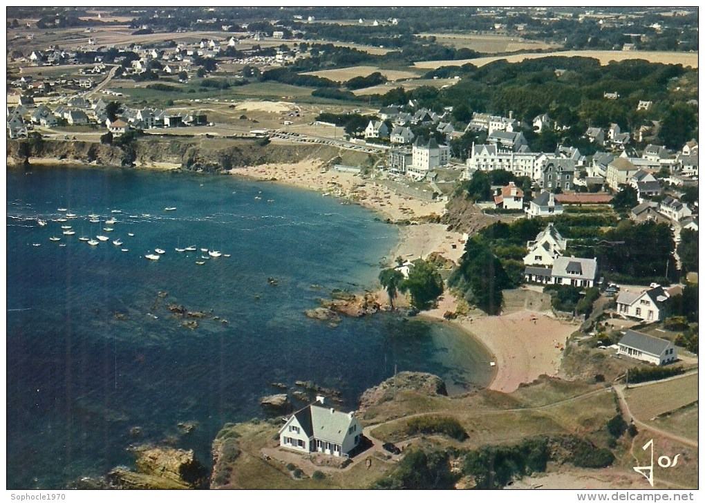 BRETAGNE - 29 - FINISTERE - LE POULDU - La Plage Et Les Hôtels- CPSM GF Couleur - Le Pouldu