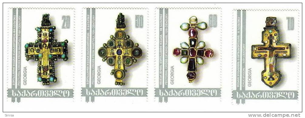 Georgia / Religion / Pectorial Crosses - Georgien