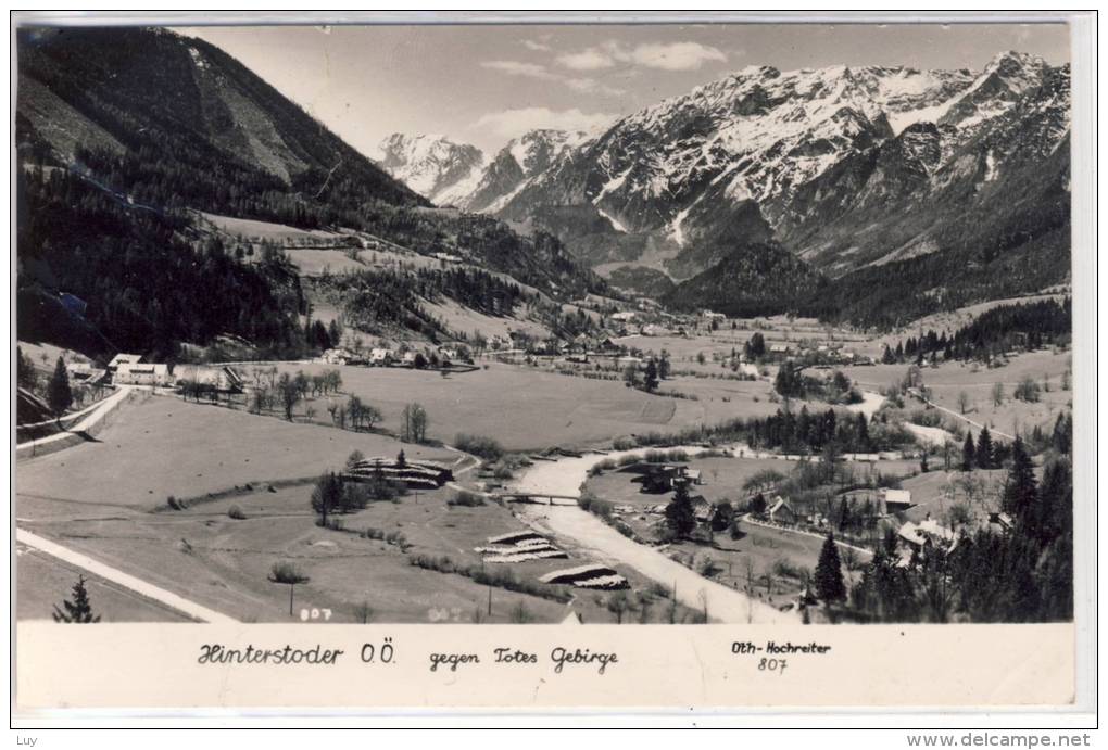 HINTERSTODER Gegen Totes GEbirge     1955 - Hinterstoder