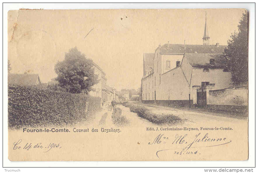 E3645 - FOURON - LE - COMTE  -  Couvent Des Ursulines - Fourons - Voeren