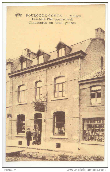 E3674 - FOURON - LE - COMTE  -  Maison Lambert Philippens-Beck - Chaussures - Fourons - Voeren