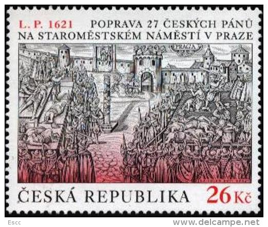 Mint  Stamp The Execution Of 27 Czech Noblemen On The Old Town Square In Prague 2011  From Czech Republic - Neufs