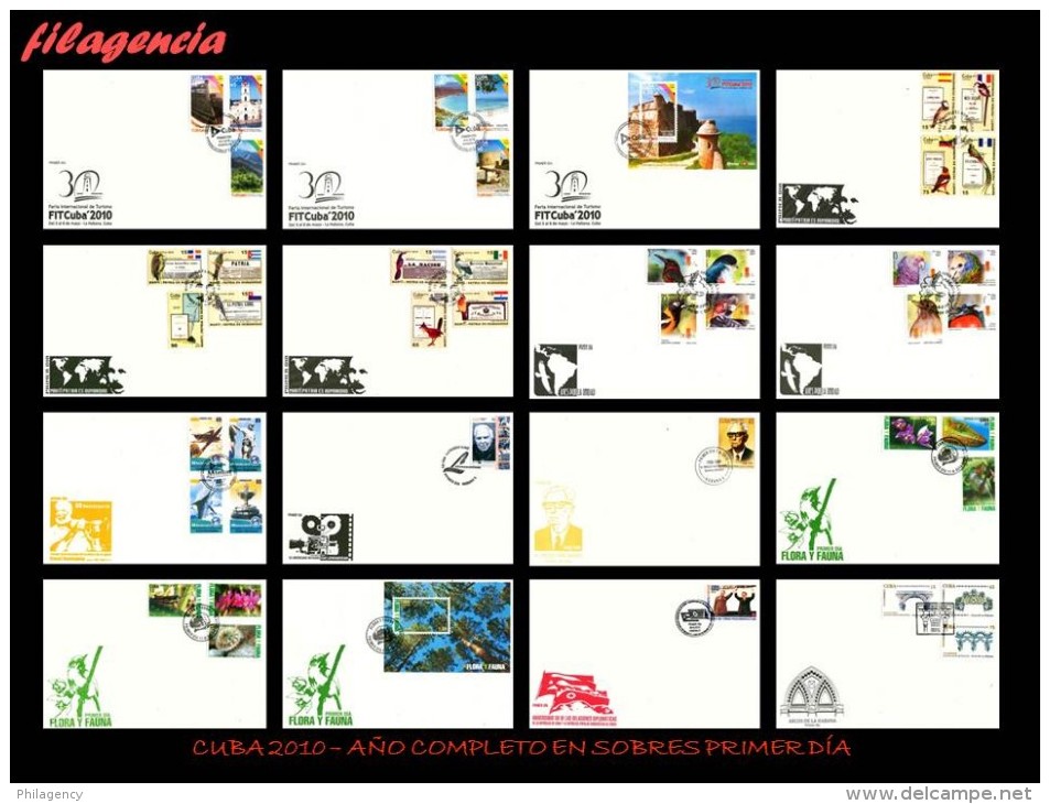 CUBA SPD-FDC. AÑO COMPLETO 2010 - Komplette Jahrgänge