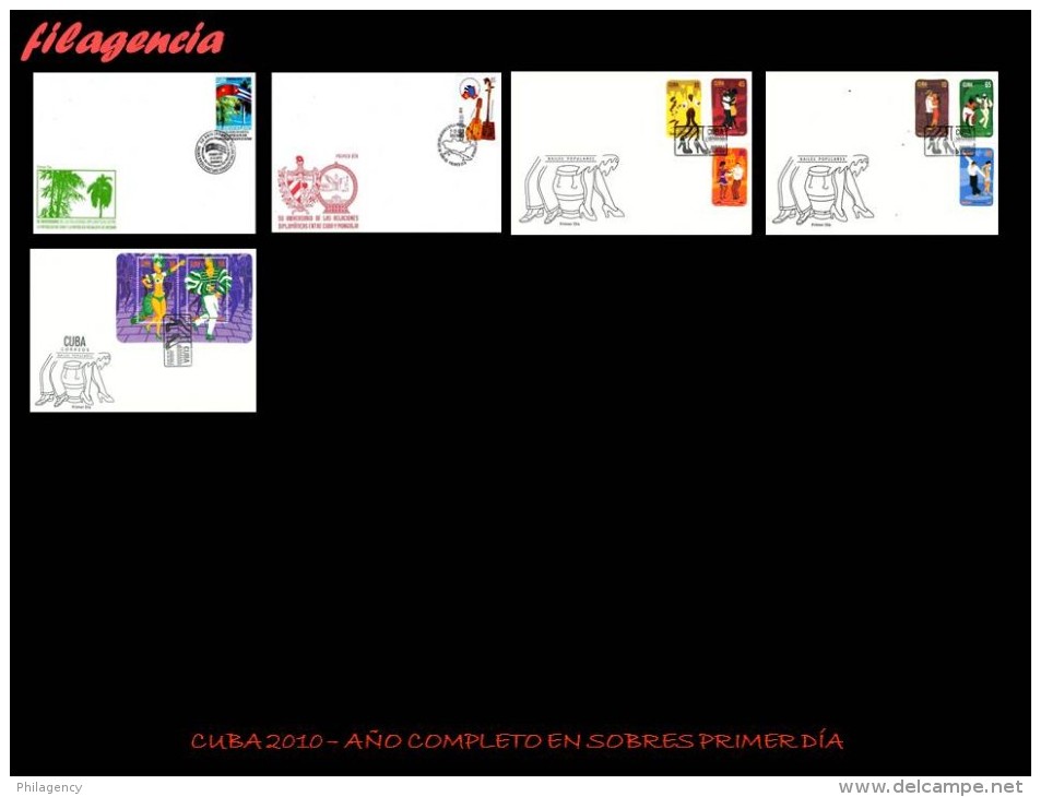 CUBA SPD-FDC. AÑO COMPLETO 2010 - Komplette Jahrgänge