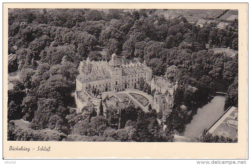 AK Bückeburg - Schloß - Luftbild (3245) - Bückeburg