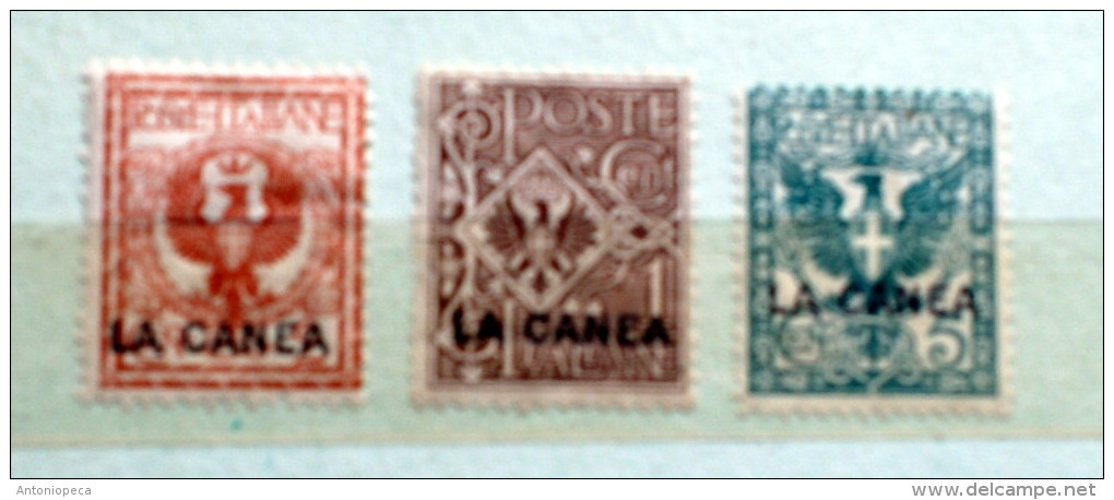 ITALIA REGNO - 1905 UFFICI POSTALI ALL'ESTERO LA CANEA MNH/MH - La Canea