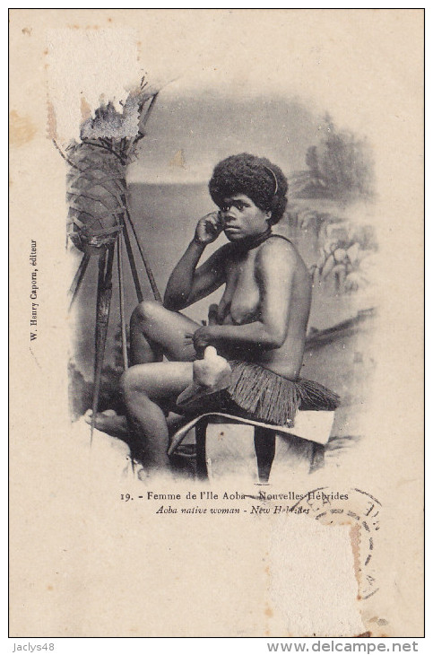 Nouvelles-Hebrides - Femme De L'Ile Aoba - Vanuatu