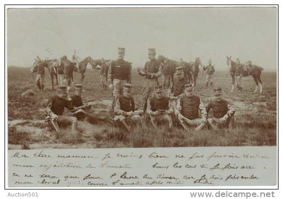 02289p TP 56 S/CP Militaires En Manoeuvre C.dépôt Relais Hechtel 19.8.1904 V.Hasselt - Hechtel-Eksel