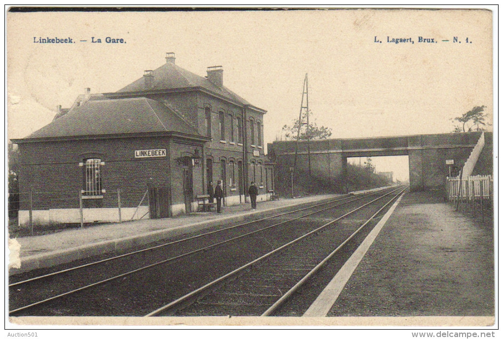 02398g GARE - De STATIE - Linkebeek - Relais - Linkebeek