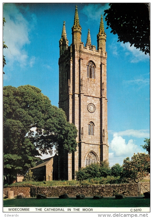 Widecombe Church, Devon, England Postcard Judges - Autres & Non Classés