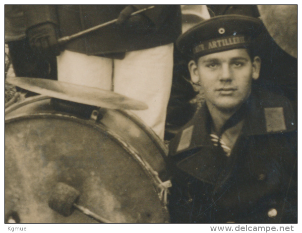 Original Foto - Wilhelmshaven - Fort Altona - Musikkapelle II. Matrosen Artl. Abt., 4. Komp., Foto: Haake, Rüstersiel - Wilhelmshaven