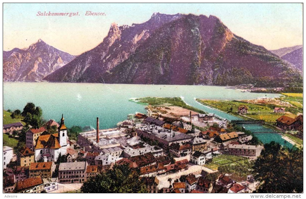 EBENSEE (Salzkammergut) - Karte Gelaufen 1921, Verlag F.E.Brandt In Gmunden - Ebensee