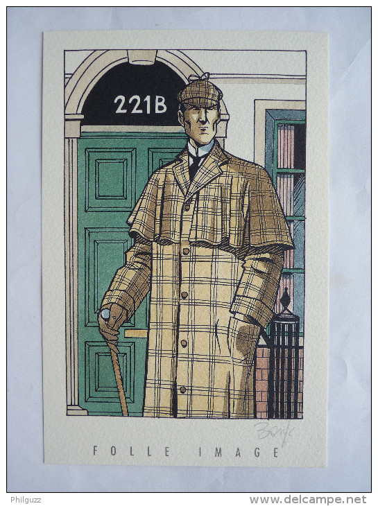 Ex Libris - BONTE - SHERLOCK HOLMES T1 HC FOLLE IMAGE - Illustratoren A - C