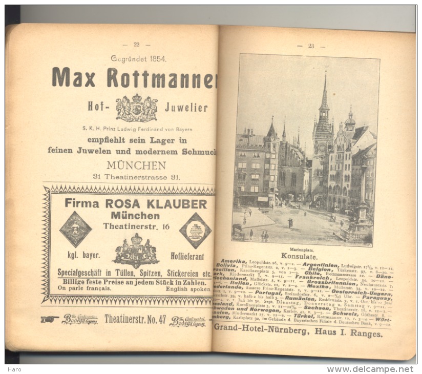 MÜNSCHEN - MUNICH - Reiseführer  +/- 190... Für Details Siehe Scan " Inhaltsverzeichnis ".- DE / FR / GB - Bavaria