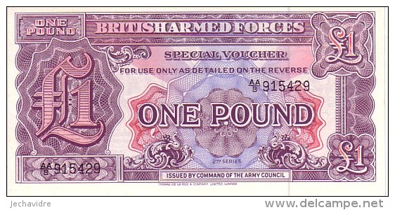 GRANDE BRETAGNE  1 Pound  British Armed Forces Non Daté (1948)   Pick M22   ***** BILLET  NEUF ***** - British Armed Forces & Special Vouchers