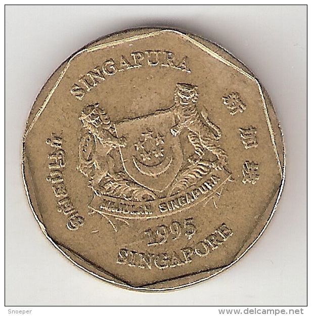 Singapore  1  Dollar  1995  Km 103   Xf+ - Singapur